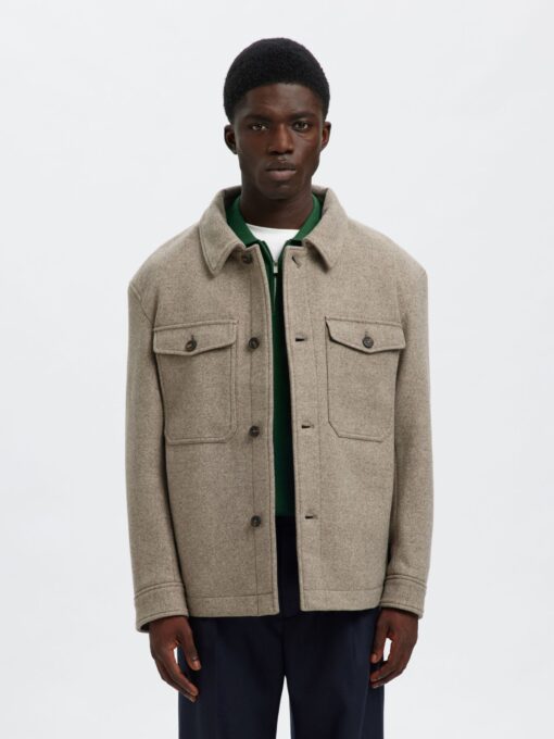 Slhmitch Wool Blend Shacket