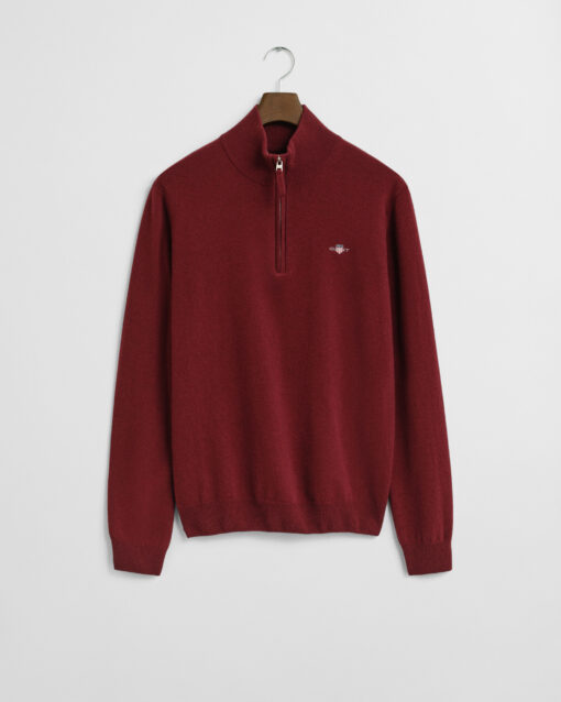 Gant Superfine Lambswool Jumper Plumped Red