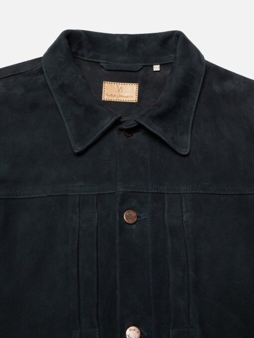 Nudie Jeans Dante II Suede Jacket Navy