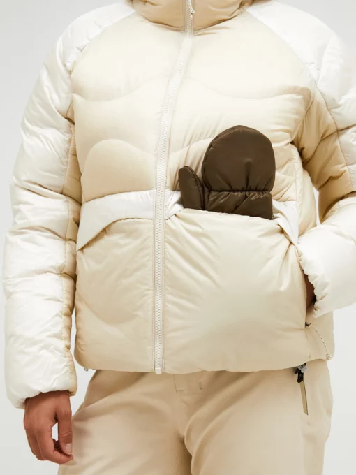 Peak Performance Helium Diamond Fuse Down Jacket Women Sandfog/Moiuntain Mist