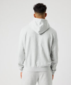 Björn Borg Borg Classic Print Hoodie Ultra Light Grey Melange