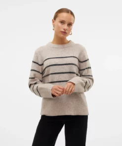 Vmflawless Pullover Silver Mink