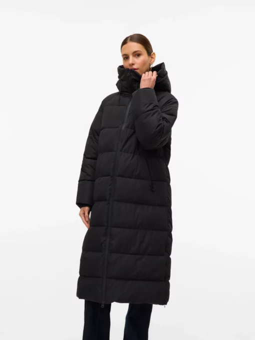 Vmelanor Laurie Long Coat Black