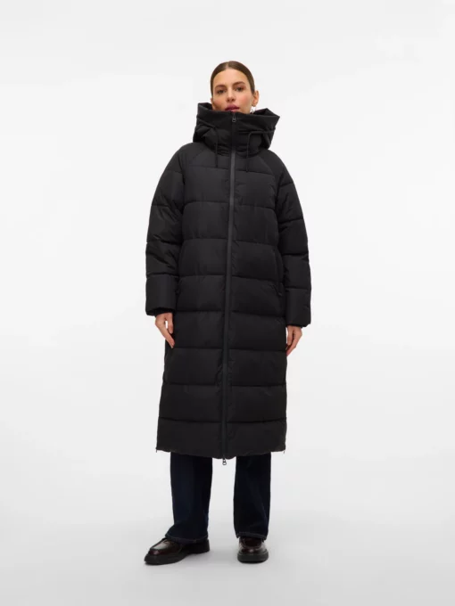 Vmelanor Laurie Long Coat Black