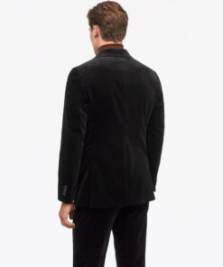 Tiger of Sweden Ease Slim Velvet Jacket Black