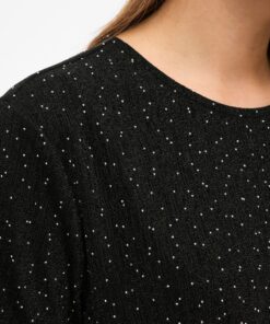 Visilna Glitter Top Black Beauty
