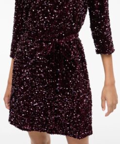 Vifaith Sequin Dress Fig