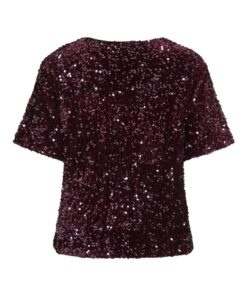 Vifaith Sequin Top Fig