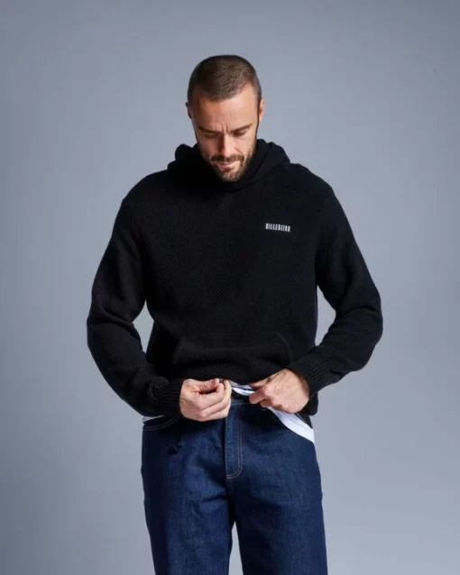 Billebeino Pineapple Knit Hoodie Black