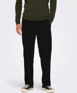Onssinus Loose Dorduroy Pants Black
