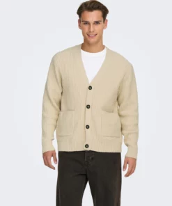 Onsframe Knit Cardigan Oatmeal Onsframe Knit Cardigan Oatmeal