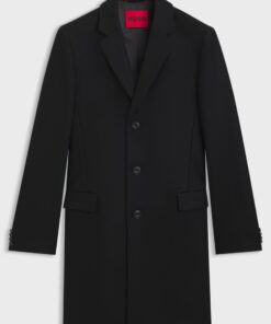 Hugo Migor 2541 Wool Coat Black