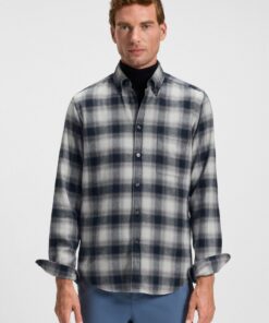 Boss Rickert M Shirt Grey Patterned