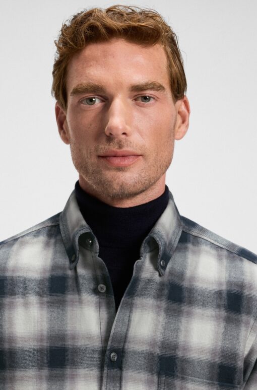 Boss Rickert M Shirt Grey Patterned