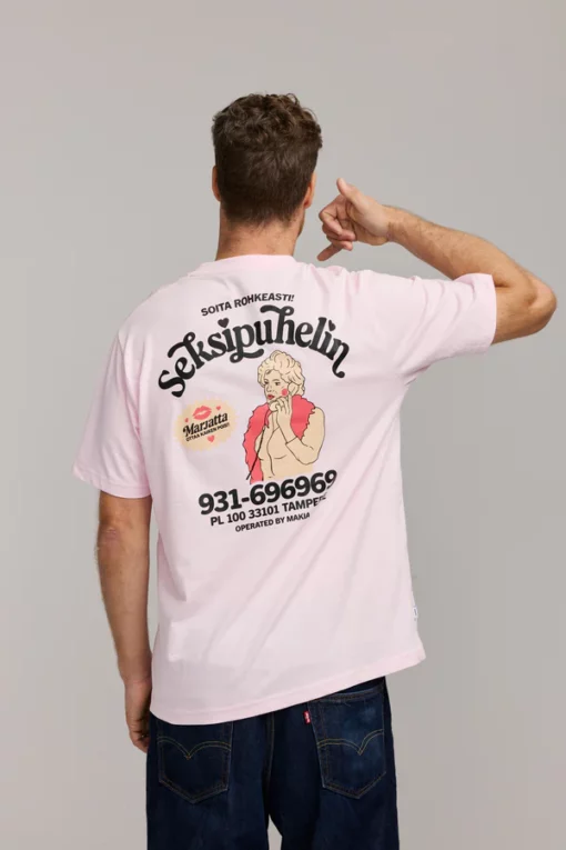 Makia Seksipuhelin T-shirt Pink