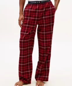 Tommy Hilfiger Original Flannel Pyjama Bottoms Red Reiker Tartan