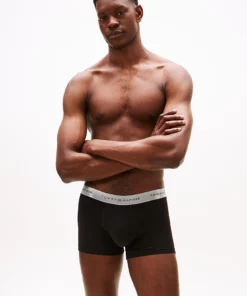 Tommy Hilfiger 3-Pack Signature Logo Metallic Waistband Trunks